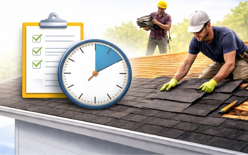 How Long Roof Replacement Takes