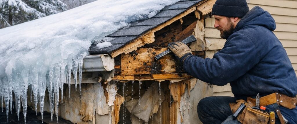Ice Dam Damage Repair
