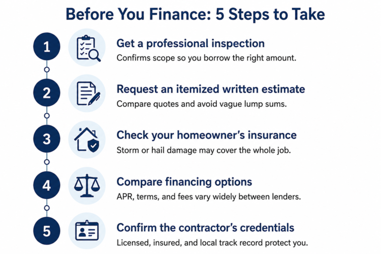 Before you finance: 5 essential steps