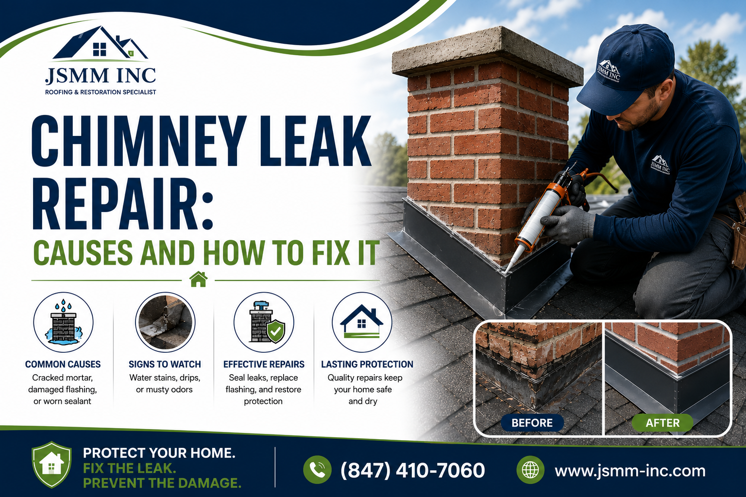 Chimney leak repair services