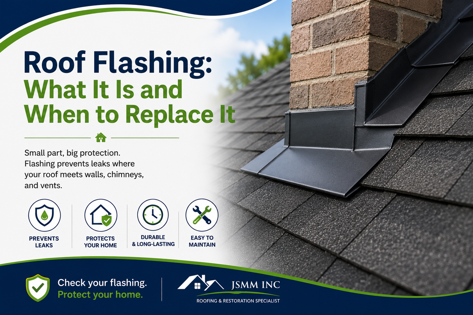 Roof flashing: protection for your home