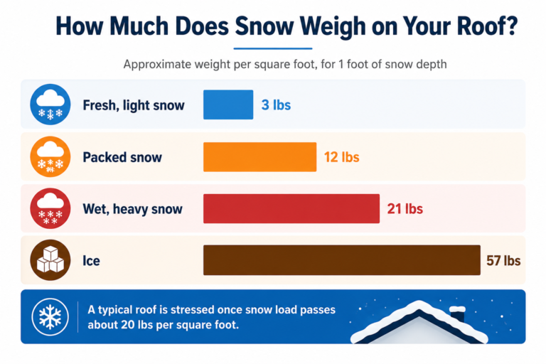 Snow weight on roofs