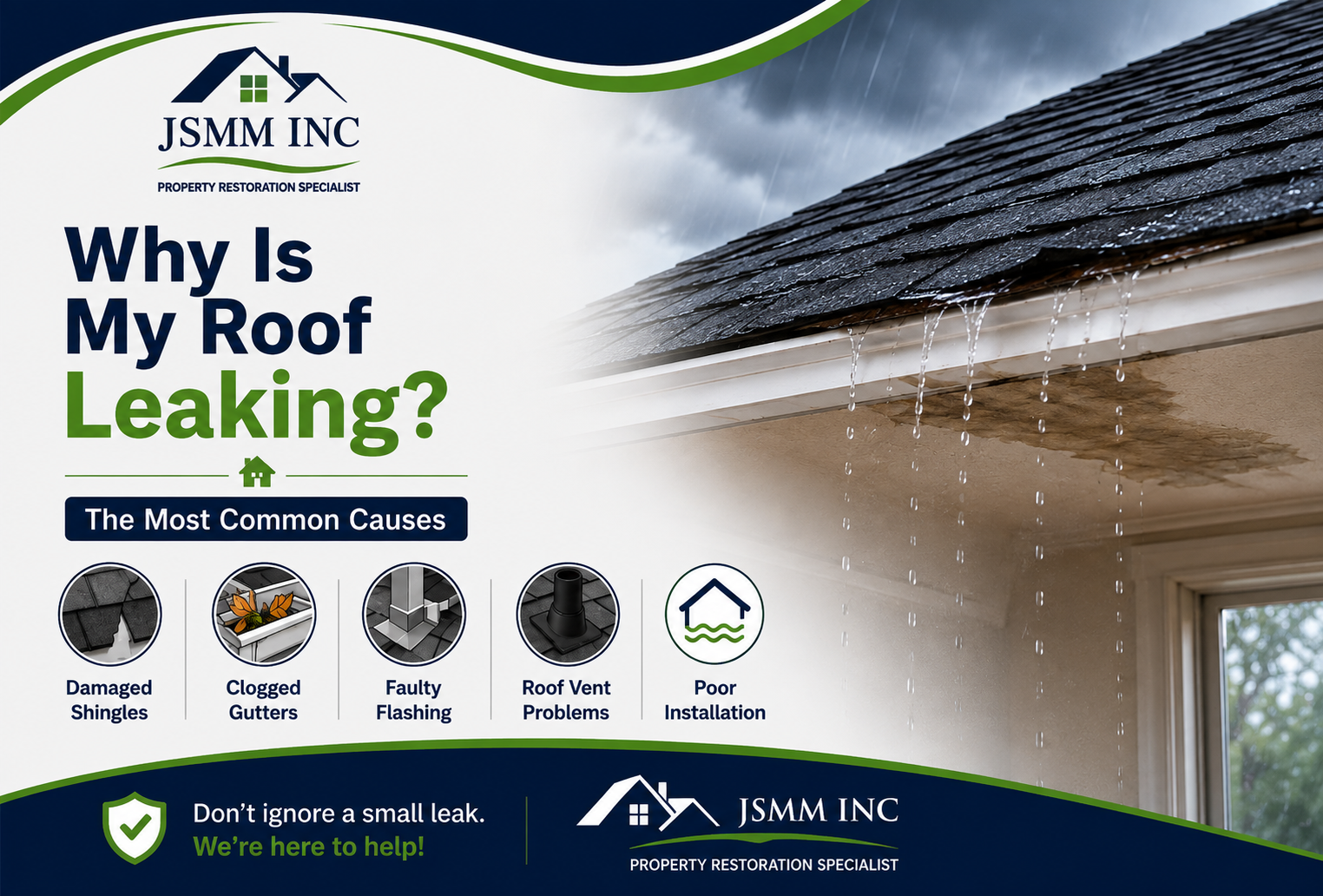 Why Is My Roof Leaking?