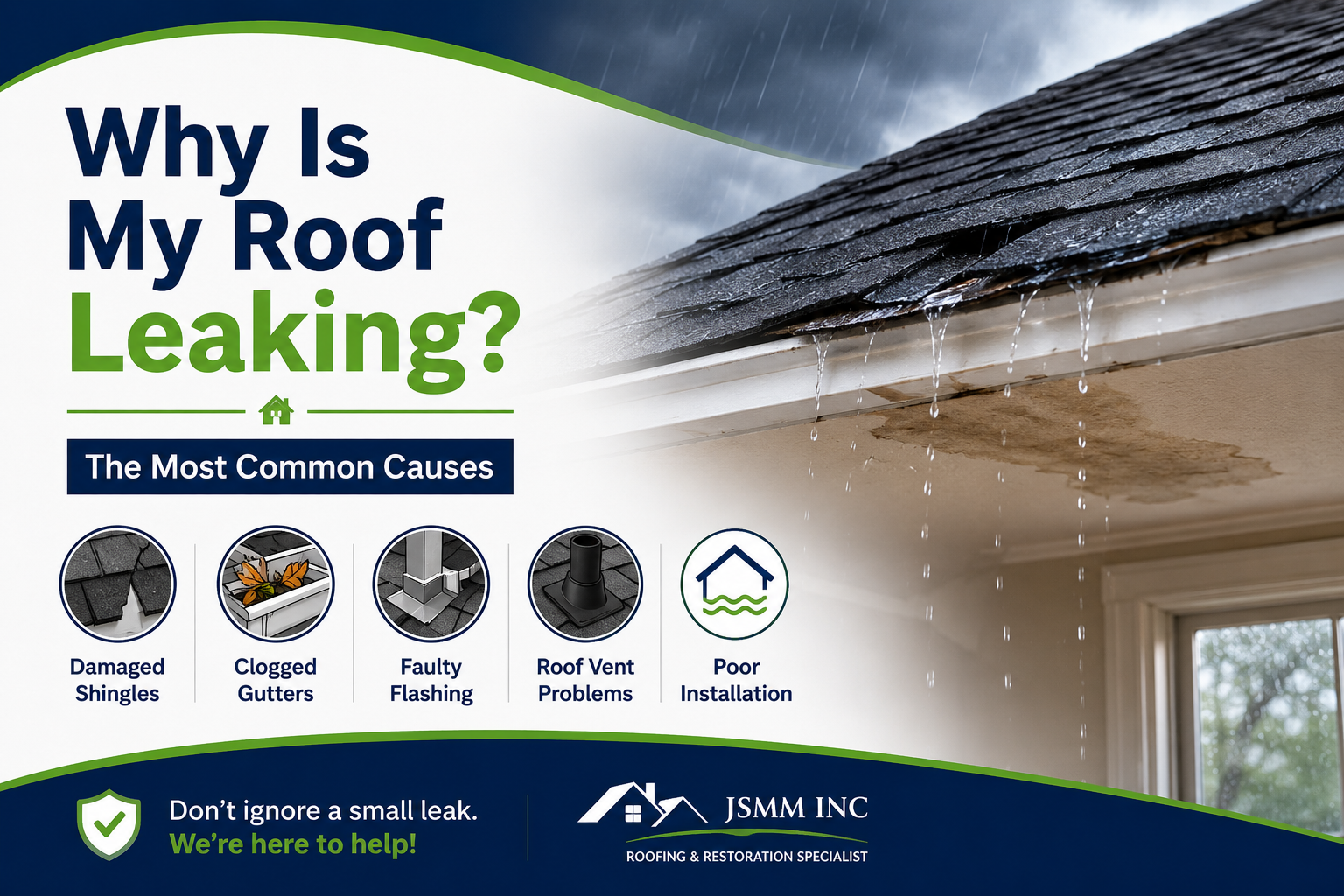 Why is my roof leaking