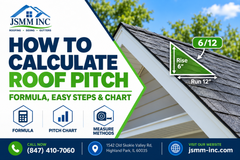 How to Calculate Roof Pitch: Step-by-Step Guide With Formula, Examples & Chart